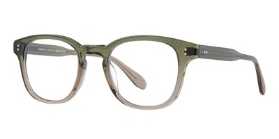 Garrett Leight Langley Cypf Men's Glasses Green Size 48 - Free Lenses - Blue Light Block Available In Brown