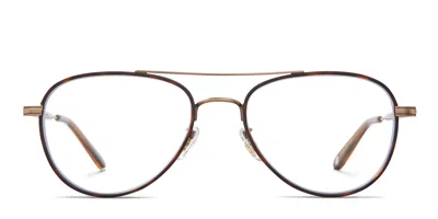 Garrett Leight Linnie Tortoise/bronze In Tortoise,bronze
