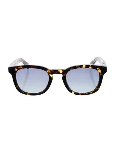 Pre-owned Garrett Leight Madison S Tortoise Mr.leight Wayfarer Sunglasses In Brown