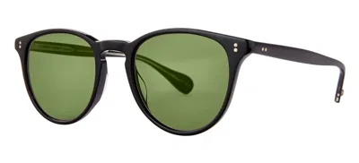 Pre-owned Garrett Leight Manzanita Sun Black/green (bk/grn) Sunglasses