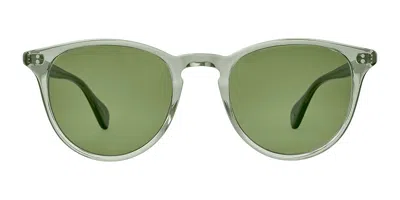 Garrett Leight Manzanita Sun Green Oval Sunglasses 2151 Jun/grn 50