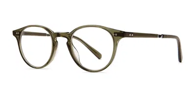 Garrett Leight Marmont C D-plt Men's Glasses Green Size 47 - Free Lenses - Blue Light Block Available In Brown