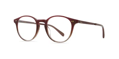 Garrett Leight Marmont C Rbf-cg Men's Glasses Red Size 47 - Free Lenses - Blue Light Block Available In Brown