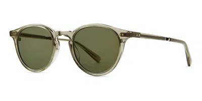 Garrett Leight Marmont Ii S Oi-wg/grn Men's Sunglasses Green Size 48
