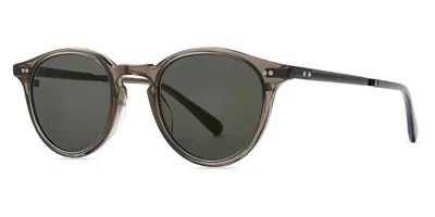 Garrett Leight Marmont Ii S Sto-pw/g15 Men's Sunglasses Grey Size 48 In Brown