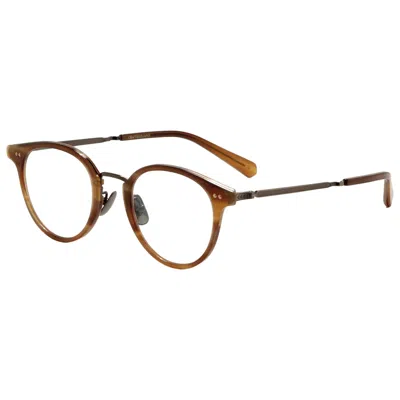 Garrett Leight Marmont Unisex Opticals In Brown