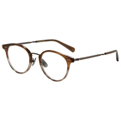 Garrett Leight Marmont Unisex Opticals In Brown