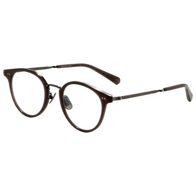 Garrett Leight Marmont Unisex Opticals In Brown