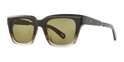 Garrett Leight Maven S Ff-pw/sfolv Men's Sunglasses Grey Size 52 In Multi