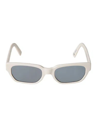 Garrett Leight Mayan 2101 Sunglasses In White