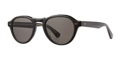Garrett Leight Mcnally Sun Bk/dgry Men's Sunglasses Black Size 48