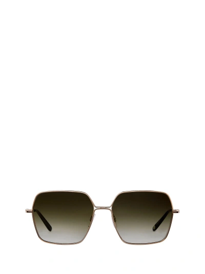 Garrett Leight Meadow Sun Gold-douglas Fir/olive Gradient Sunglasses