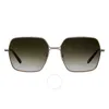 Garrett Leight Meadow Sun Olive Gradient Square Ladies Sunglasses 4067 G-dgfr/og 56