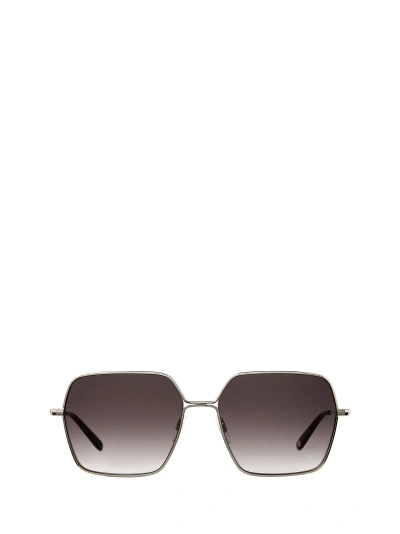 Garrett Leight Meadow Sun Silver-barolo/waning Moon Gradient Sunglasses