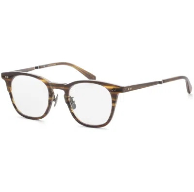 Garrett Leight Men's 47 Mm Brown Opticals In Pink