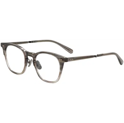 Garrett Leight Men's 47 Mm Grey Opticals In Brown