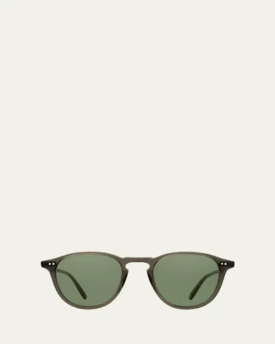 Garrett Leight Men's Hampton Sun Acetate Round Sunglasses In Pink