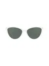 Garrett Leight Mildred - White Sunglasses In Multi