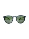 Garrett Leight Milwood - Matte Black Sunglasses In Green