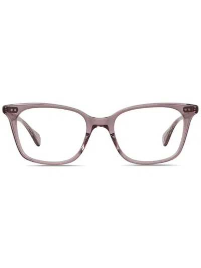Garrett Leight Monarch Desert Rose In Brown