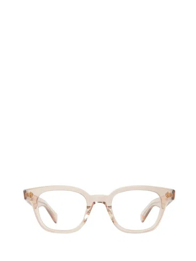 Garrett Leight Naples Bio Beige Crystal Glasses