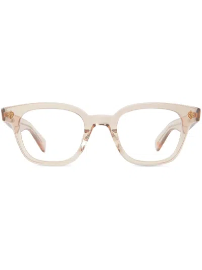 Garrett Leight 'naples' Brille In Brown