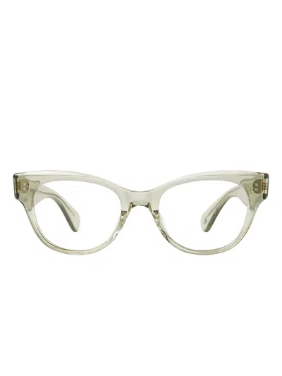 Garrett Leight Octavia Cat-eye Glasses In Gray