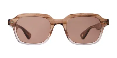 Garrett Leight Og Freddy P Sun Sastm/bor Men's Sunglasses Brown Size 49