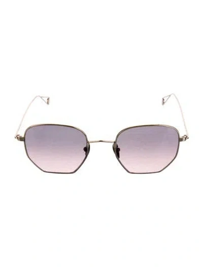 Pre-owned Garrett Leight Oversize Gradient Sunglasses In Gold
