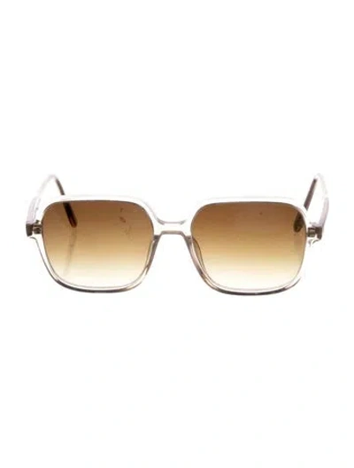 Pre-owned Garrett Leight Oversize Gradient Sunglasses In Neutral