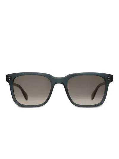 Garrett Leight Palladium Sonnenbrille Aus Azetat In Blue