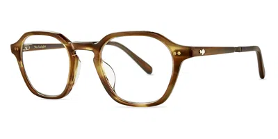 Garrett Leight Rell Ii C Bw-wg Men's Glasses Brown Size 46 - Free Lenses - Blue Light Block Available