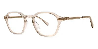 Garrett Leight Rell Ii C Dun-wg Men's Glasses Brown Size 46 - Free Lenses - Blue Light Block Available