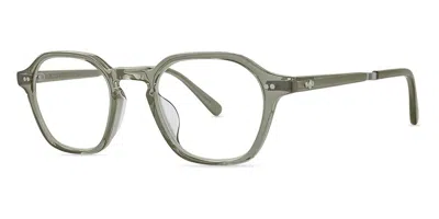 Garrett Leight Rell Ii C Hun-mplt Men's Glasses Green Size 46 - Free Lenses - Blue Light Block Available