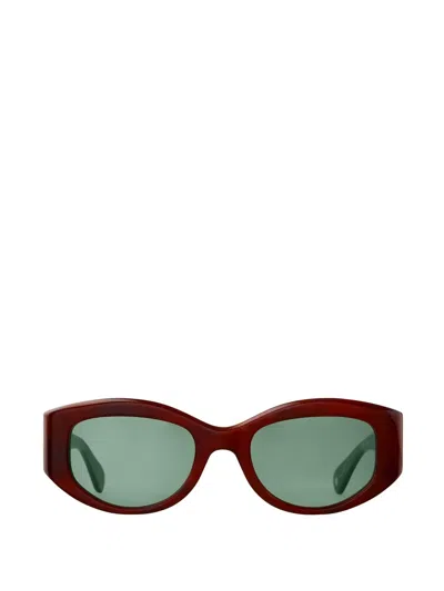Garrett Leight Retro Biggie Sunglasses In Brown
