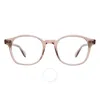 Garrett Leight Riley Demo Square Unisex Eyeglasses 1116 Der 48
