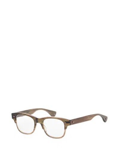 Garrett Leight 로드리게스 스퀘어 프레임 안경 In Pink