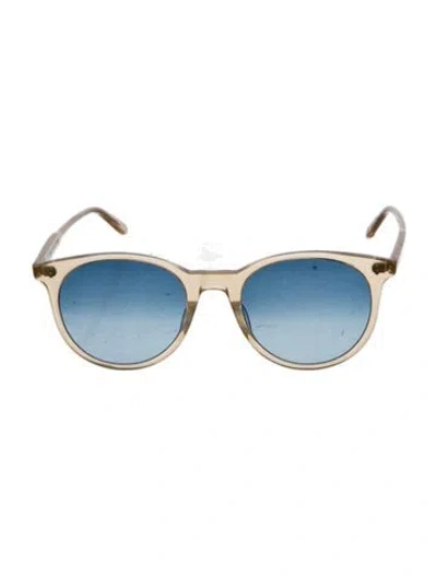 Pre-owned Garrett Leight Round Gradient Sunglasses In Neutral