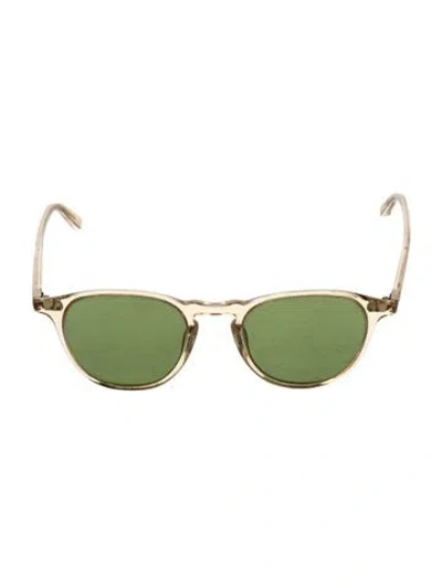 Pre-owned Garrett Leight Round Tinted Sunglasses