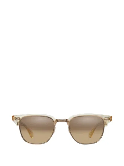 Garrett Leight Round-frame Sunglasses In Neutral