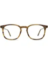 Garrett Leight Ruskin Demo Square Unisex Eyeglasses 1106 Bio At 48 In Brown
