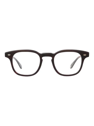 Garrett Leight Sherwood - Matte Redwood Tortoise Glasses In Black