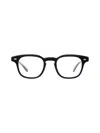Garrett Leight Sherwood Matte Redwood Tortoise In Black