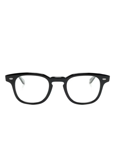Garrett Leight Sherwood Square-frame Glasses In Black