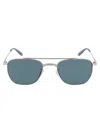 Garrett Leight Square Aviator Sunglasses In Gray