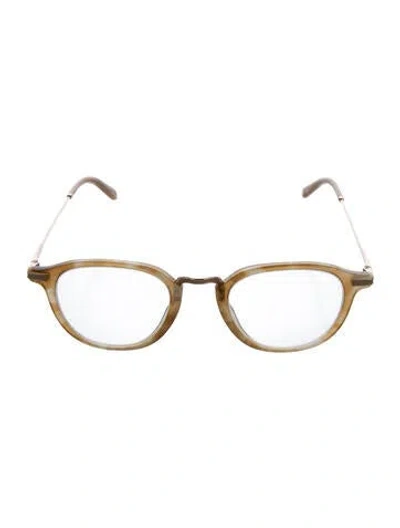 Pre-owned Garrett Leight Square Eyeglasses