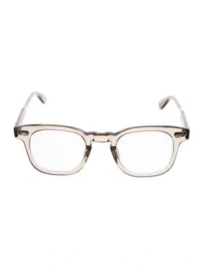 Pre-owned Garrett Leight Square Eyeglasses In Neutrals