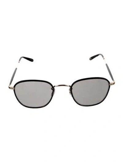 Pre-owned Garrett Leight Square Tinted Sunglasses In Black