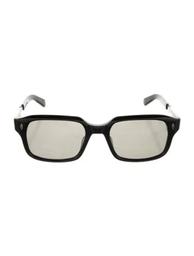 Pre-owned Garrett Leight Square Tinted Sunglasses In Black