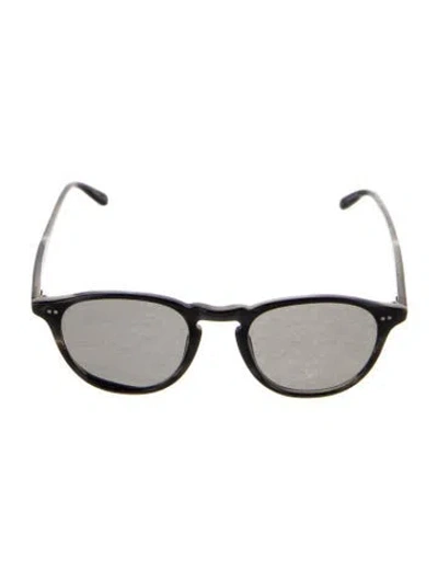 Pre-owned Garrett Leight Square Tinted Sunglasses In Blue